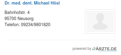 Dr med dent michael hoesl 574492