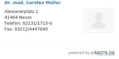 Dr med carsten mueller 546360