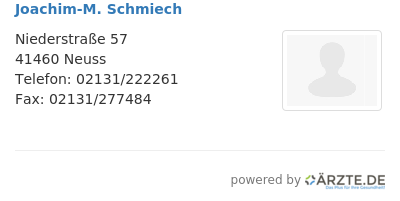 Joachim m schmiech