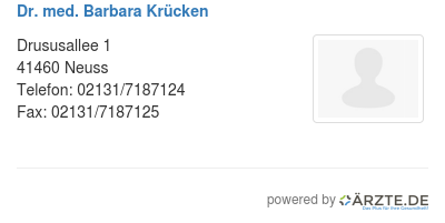 Dr med barbara kruecken