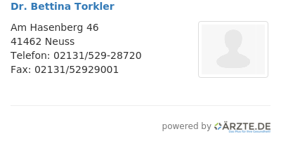 Dr bettina torkler