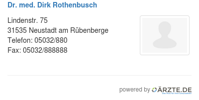 Dr med dirk rothenbusch