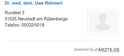 Dr med dent uwe rehmert