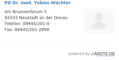 Pd dr med tobias waechter