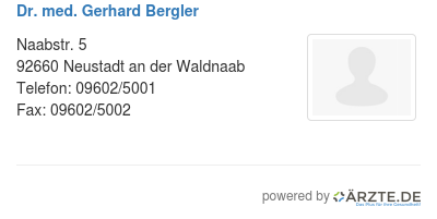 Dr med gerhard bergler