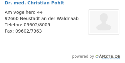 Dr med christian pohlt