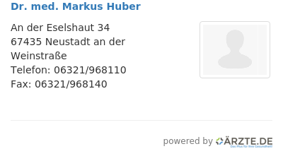 Dr med markus huber