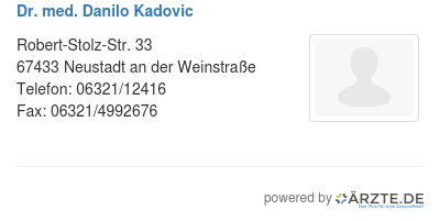 Dr med danilo kadovic