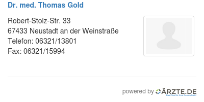 Dr med thomas gold