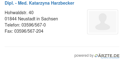 Dipl med katarzyna harzbecker