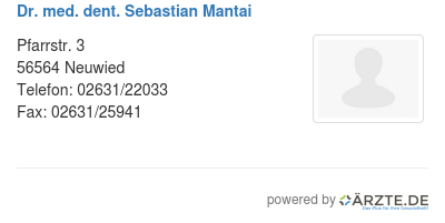 Dr med dent sebastian mantai 591706