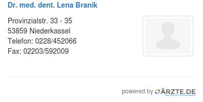 Dr med dent lena branik