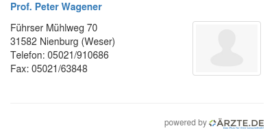 Prof peter wagener