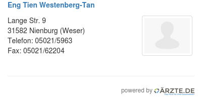 Eng tien westenberg tan