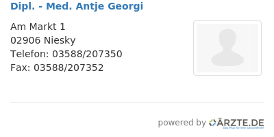 Dipl med antje georgi