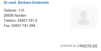 Dr med barbara enderwitz