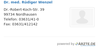 Dr med ruediger wenzel 521935