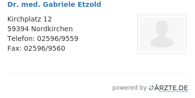 Dr med gabriele etzold