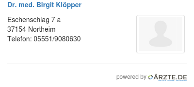 Dr med birgit kloepper