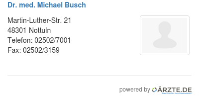 Dr med michael busch 253788