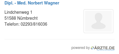 Dipl med norbert wagner