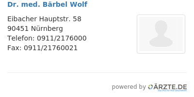 Dr med baerbel wolf 552513