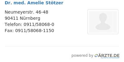 Dr med amelie stoetzer
