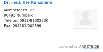 Dr med ute kunzmann