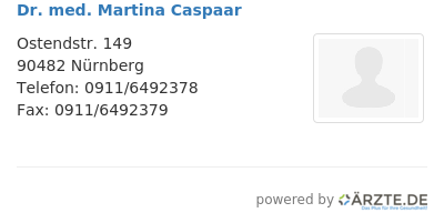 Dr med martina caspaar