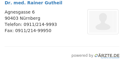 Dr med rainer gutheil