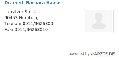 Dr med barbara haase 522436