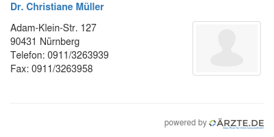 Dr christiane mueller 553887