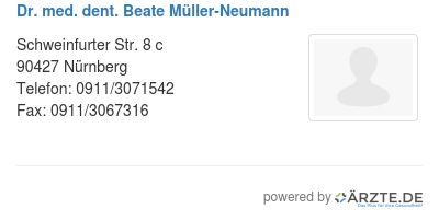 Dr med dent beate mueller neumann