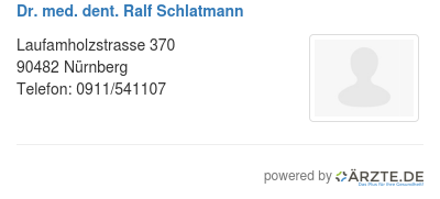 Dr med dent ralf schlatmann