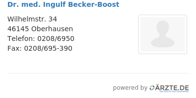 Dr med ingulf becker boost