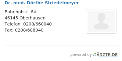 Dr med doerthe striedelmeyer