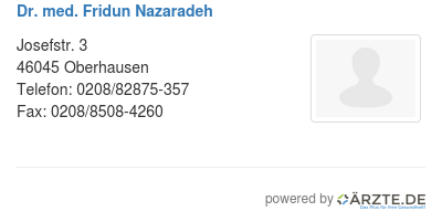Dr med fridun nazaradeh 433869