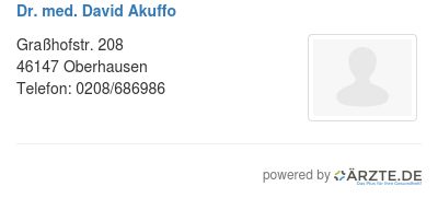 Dr med david akuffo