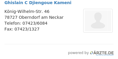 Ghislain c djiengoue kameni