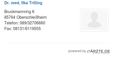 Dr med ilka trilling