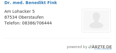 Dr med benedikt fink 649030