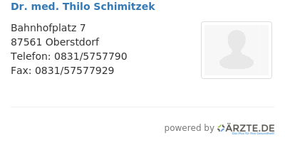 Dr med thilo schimitzek 312518