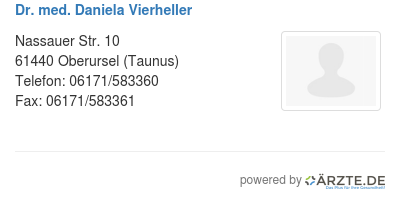 Dr med daniela vierheller