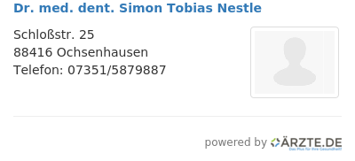 Dr med dent simon tobias nestle 653675