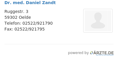 Dr med daniel zandt 657127