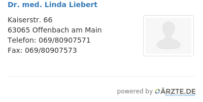 Dr med linda liebert