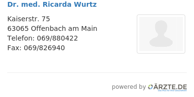 Dr med ricarda wurtz
