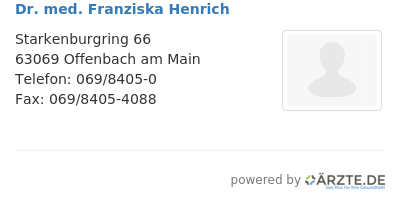 Dr med franziska henrich 566833