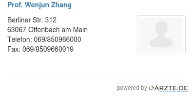 Prof wenjun zhang