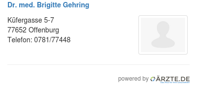 Dr med brigitte gehring
